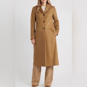Fleurette (NWT $1,598) Kate Cashmere Wool Coat in Vicuna Size 16 W